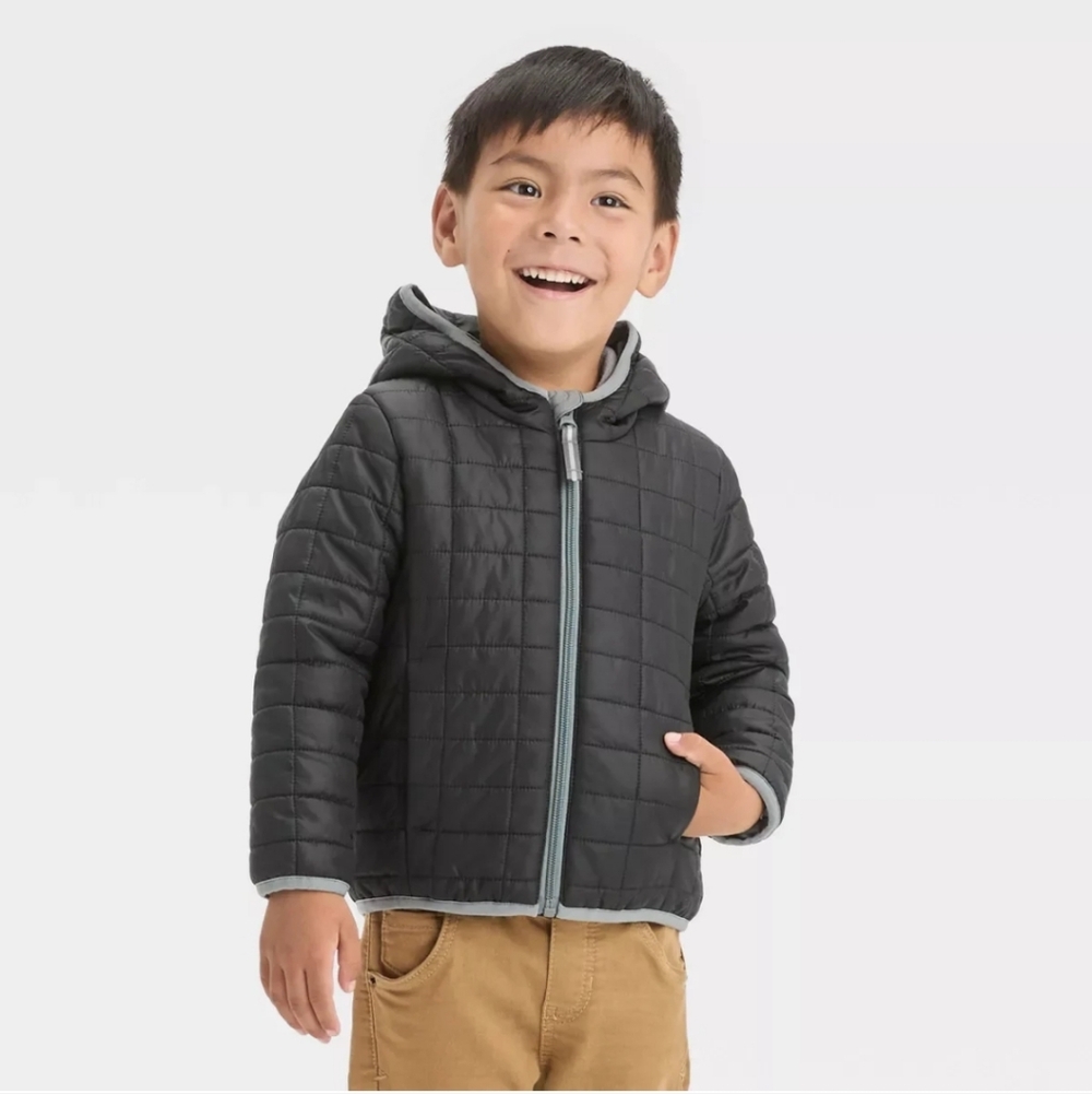 Cat And Jack Puffer Winter Jacket Size 12M
